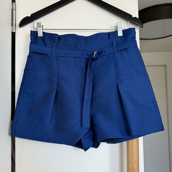 3.1 Phillip Lim Brand New High Waist Satin Shorts. Navy/Blue Color. 0 Size - Picture 13 of 13